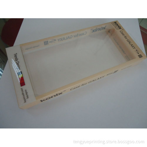 small PET PVC plastic box for customized